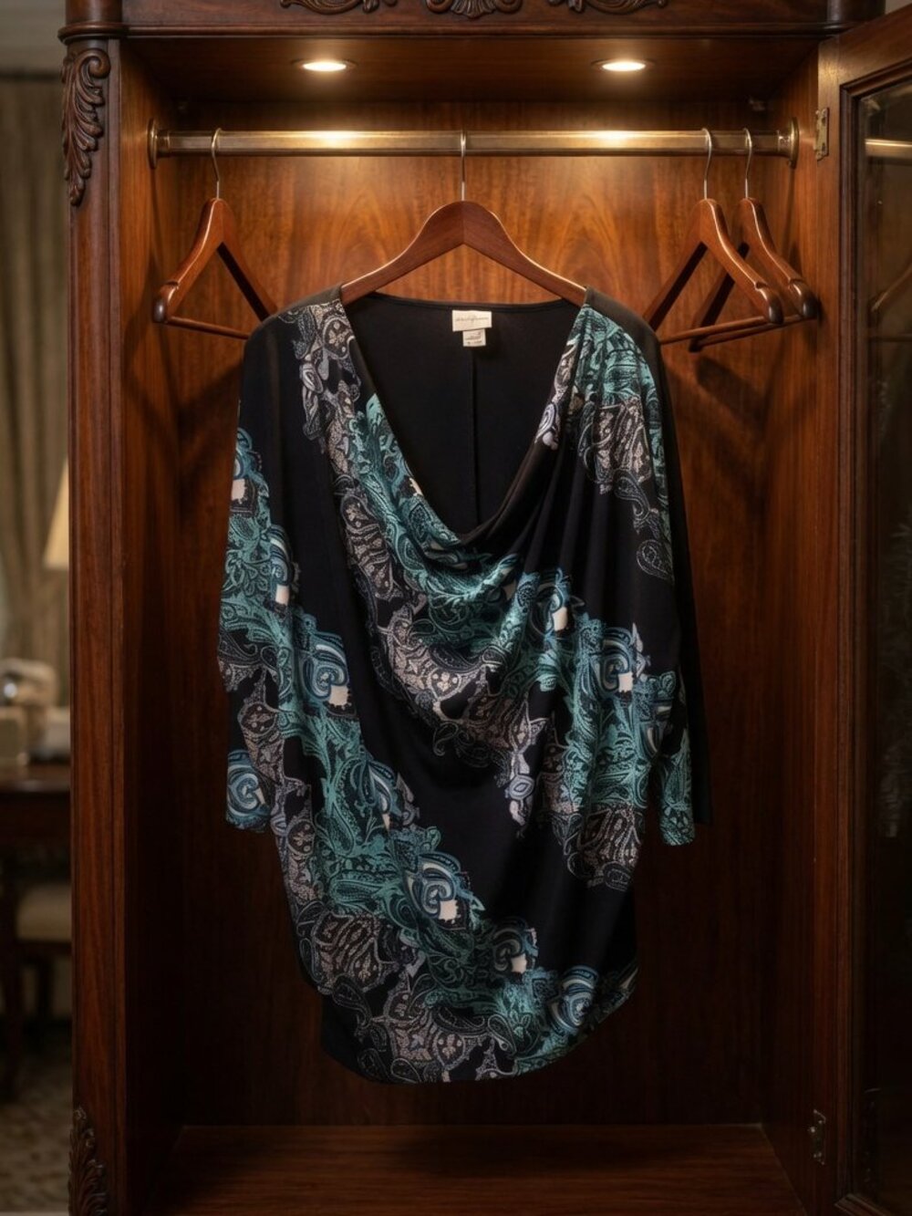 Stunning drape blouse